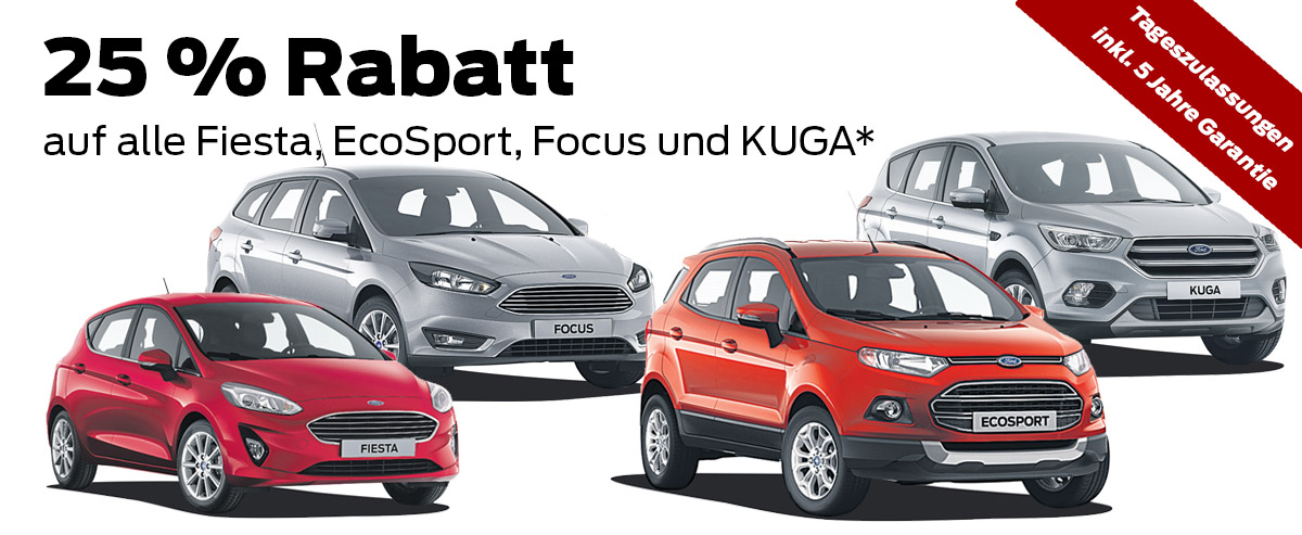 Header Rabattaktion Ford - Tageszulassungen #psunion
