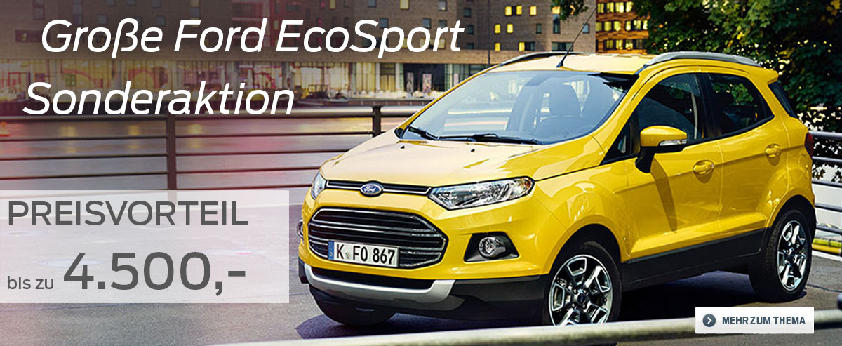 Sonderaktion Ford EcoSport #psunion