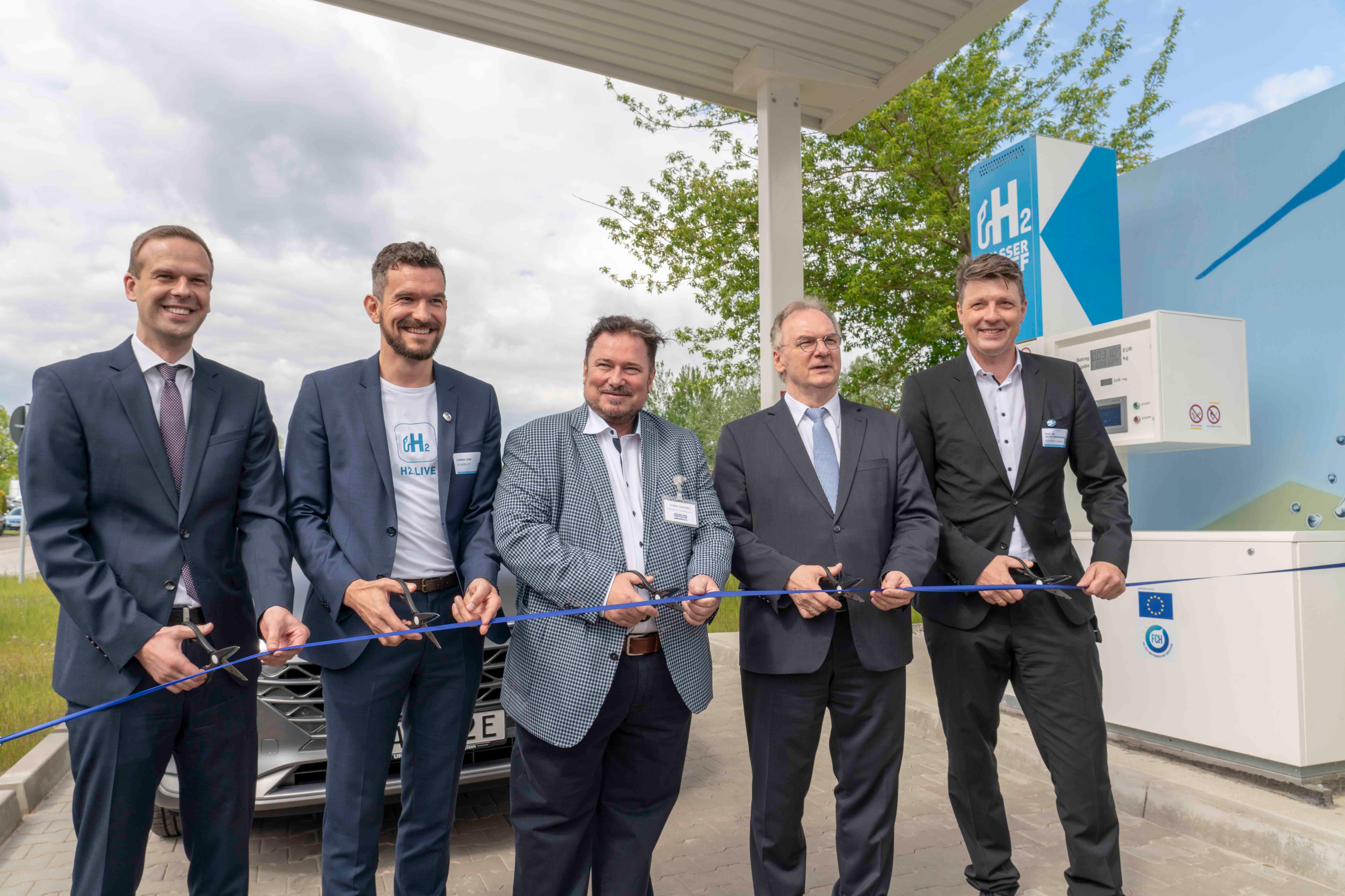 Eröffnung Wasserstoff-Tankstelle 1